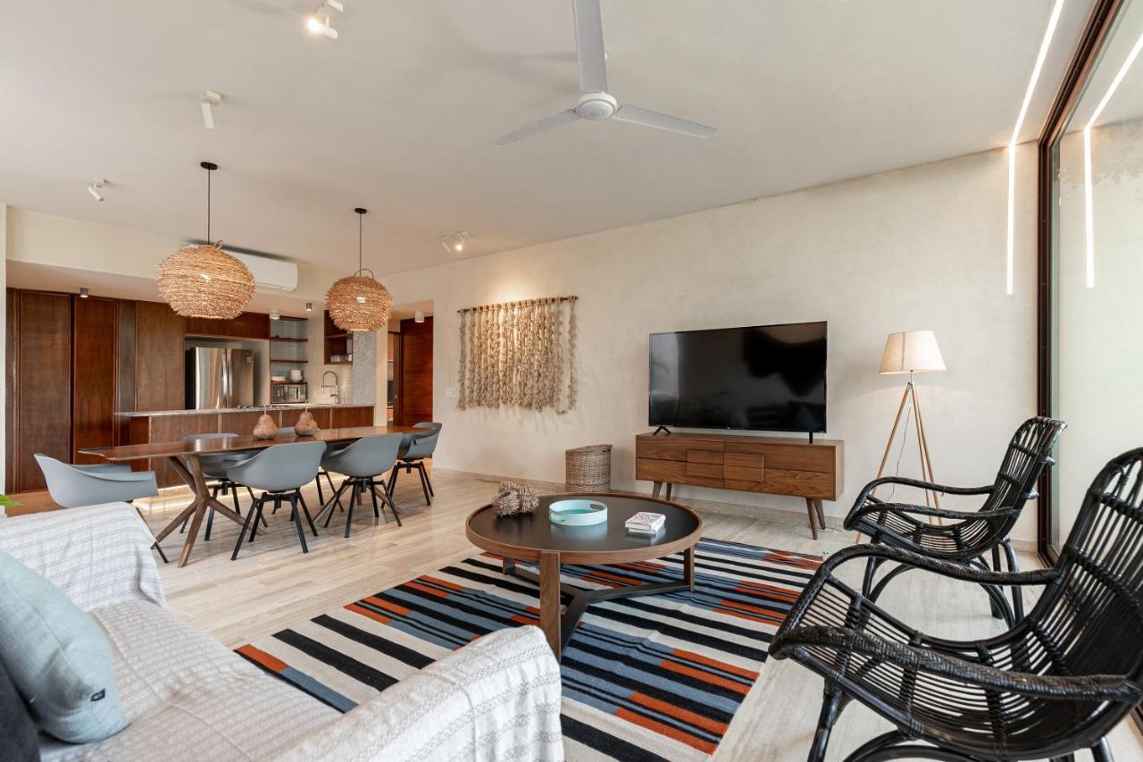308-303 Beautiful Apartments With 3 Bedrooms Tulum Kültér fotó