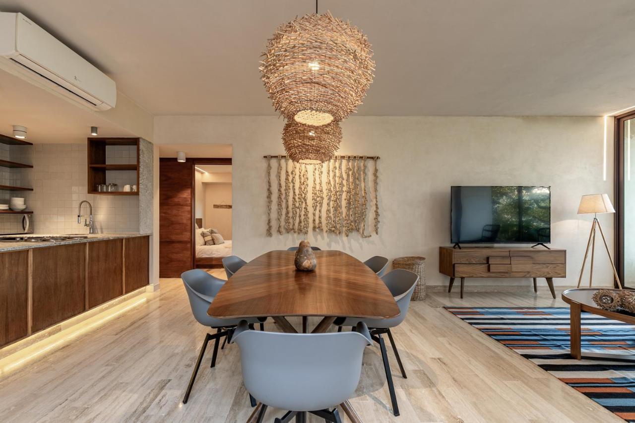 308-303 Beautiful Apartments With 3 Bedrooms Tulum Kültér fotó